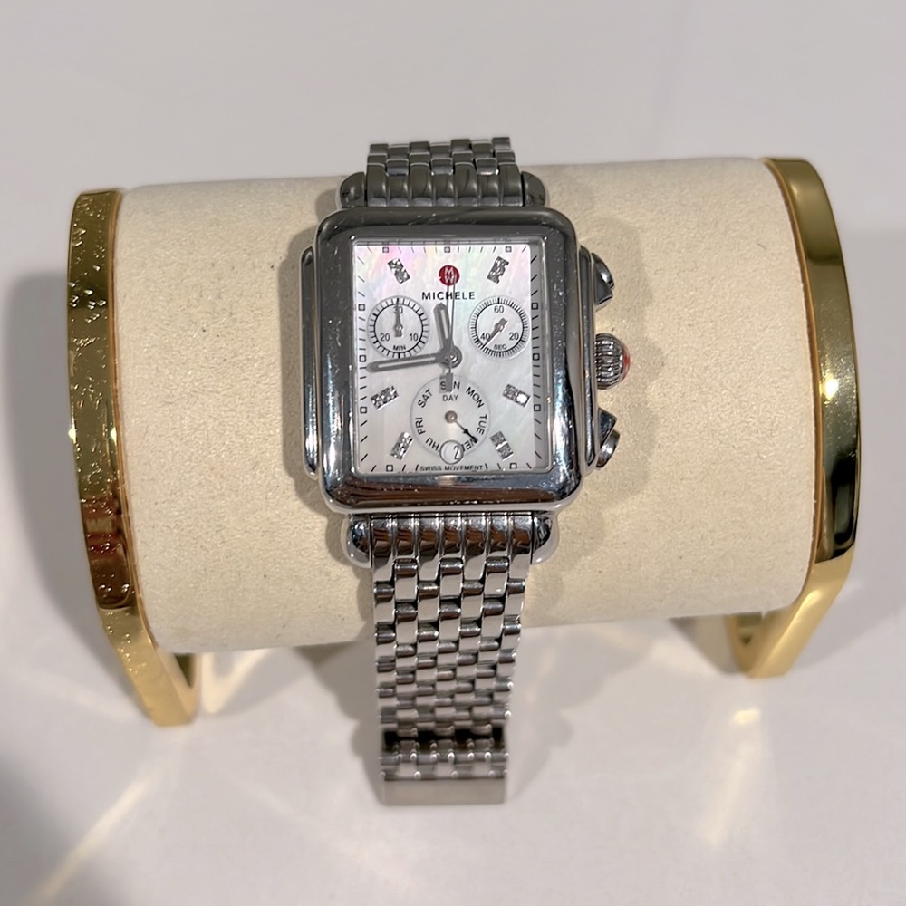 Michelle Deco silver watch